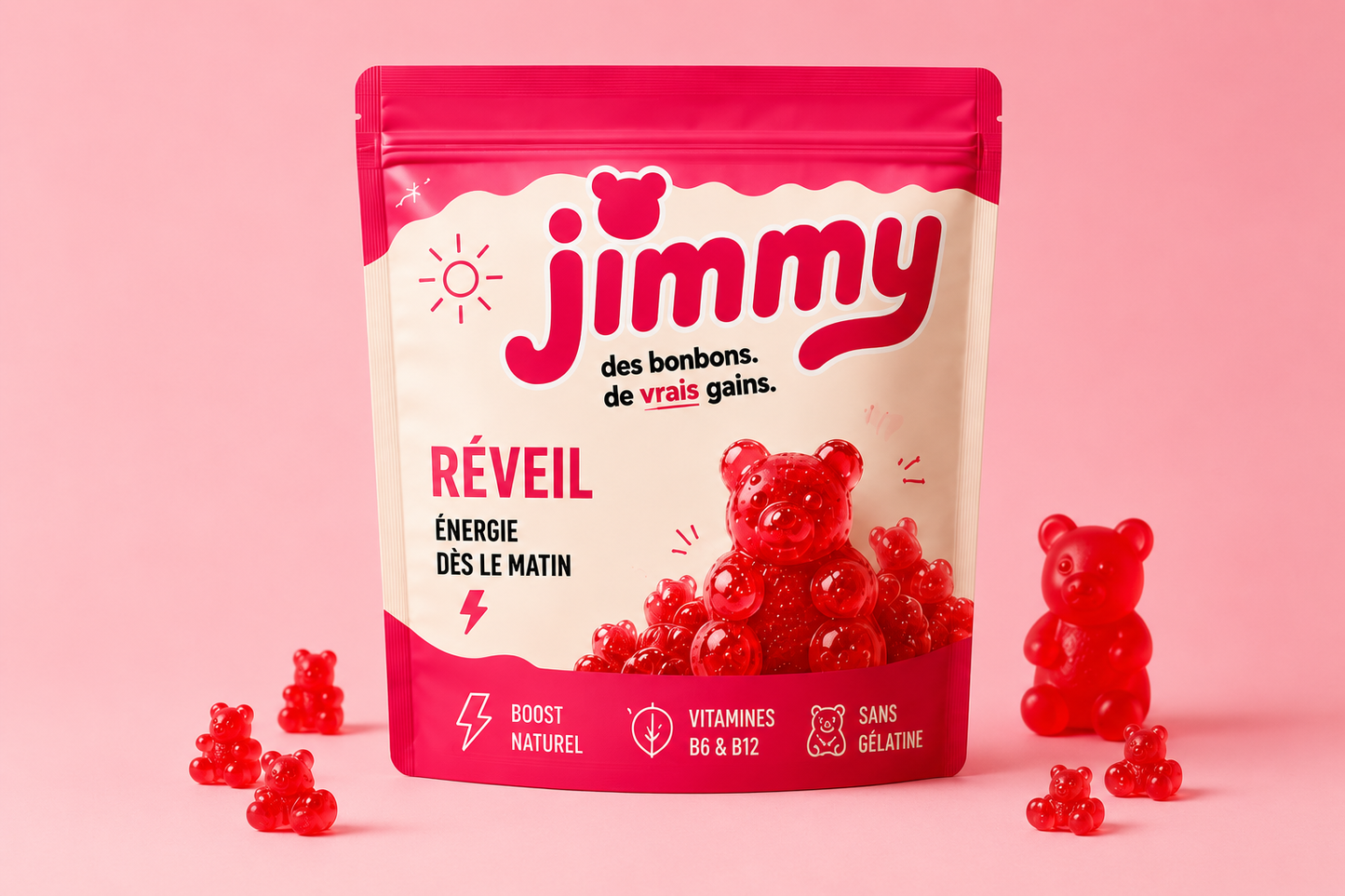 Jimmy Réveil — Oursons Boost d’Énergie Naturelle